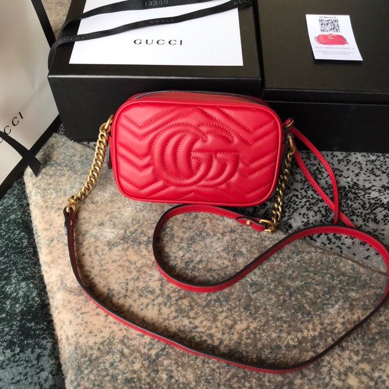 GG MARMONT SMALL MATELASSE SHOULDER BAG 447632 DTD1T 6433