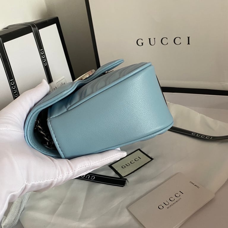 GG MARMONT MATELASSE SHOULDER BAG 26CM