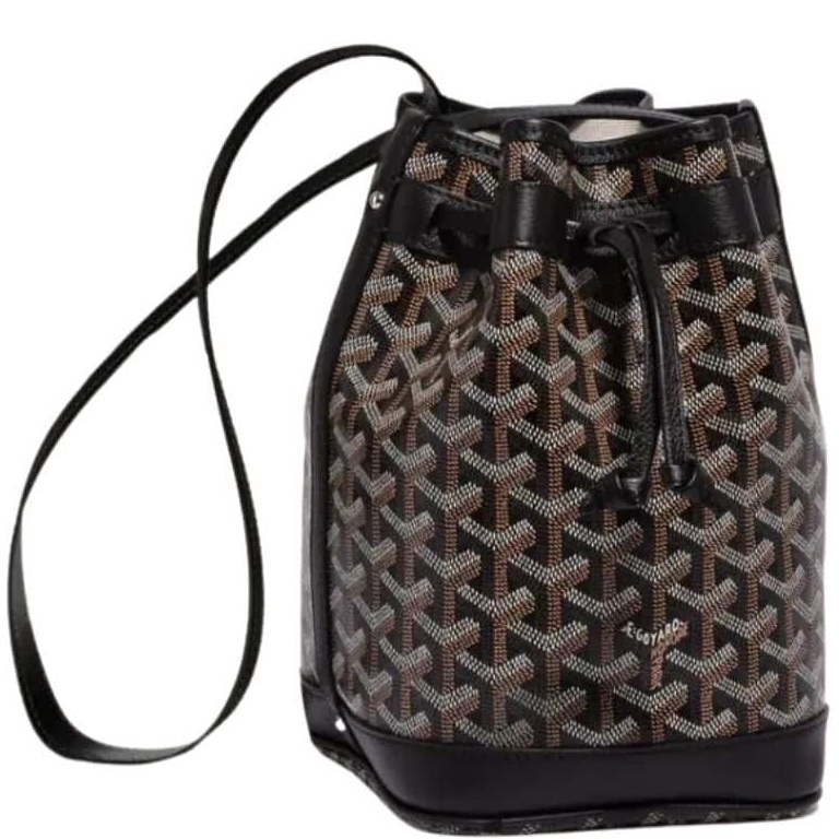 GY GYINE PETIT FLOT BUCKET BAG BLACK 23CM
