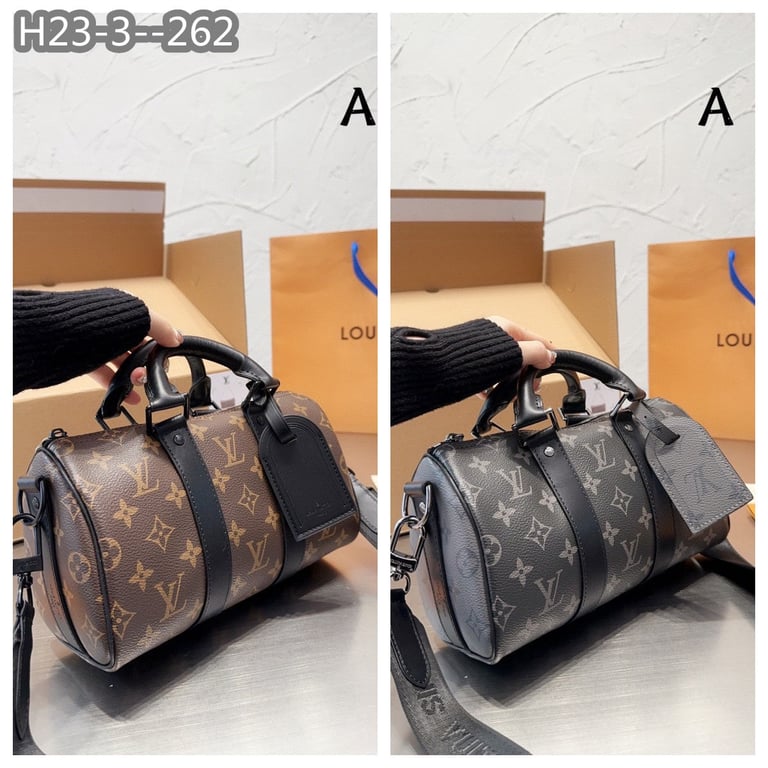 LUV KEEPALL BANDOULIERE 25 BROWN M46271