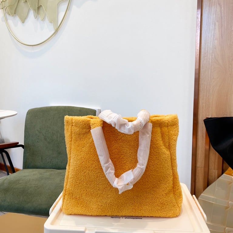 PR TERRY TOTE BAG YELLOW 41CM