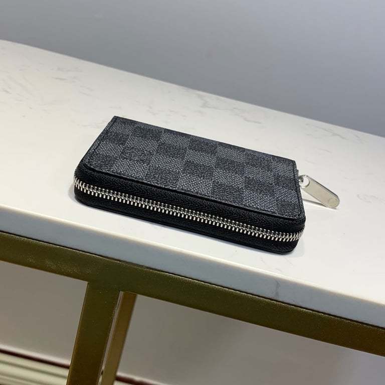 LOUIS VUITTON ZIPPY COIN PURSE DAMIER GRAPHITE WALLET 11CM N63070