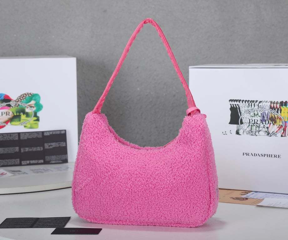 PR RE-EDITION 2000 TERRY MINI BAG PINK 22CM
