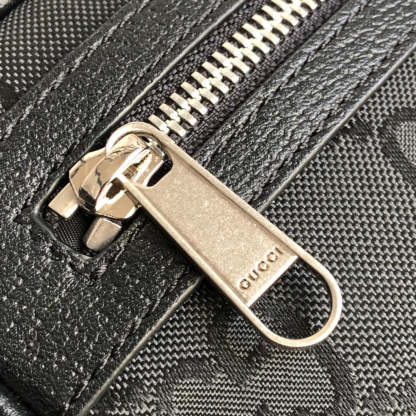 gg Off The Grid Belt Bag Black gg ECONYL® For Men  9.5in/24cm gg 631341 H9HBN 1000