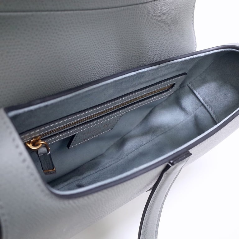 DIR MICRO SADDLE GOATSKIN CLOUD BLUE