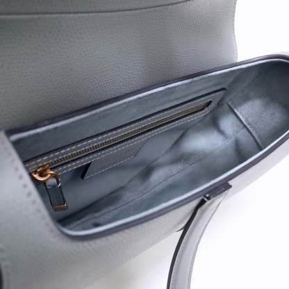 DIR MICRO SADDLE GOATSKIN CLOUD BLUE