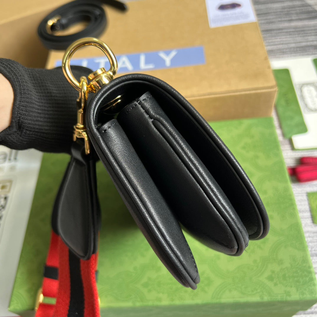 gg Blondie Mini Bag Black For Women, Women’s Bags 8.7in/22cm gg‎ ‎698643 UXXAG 1064