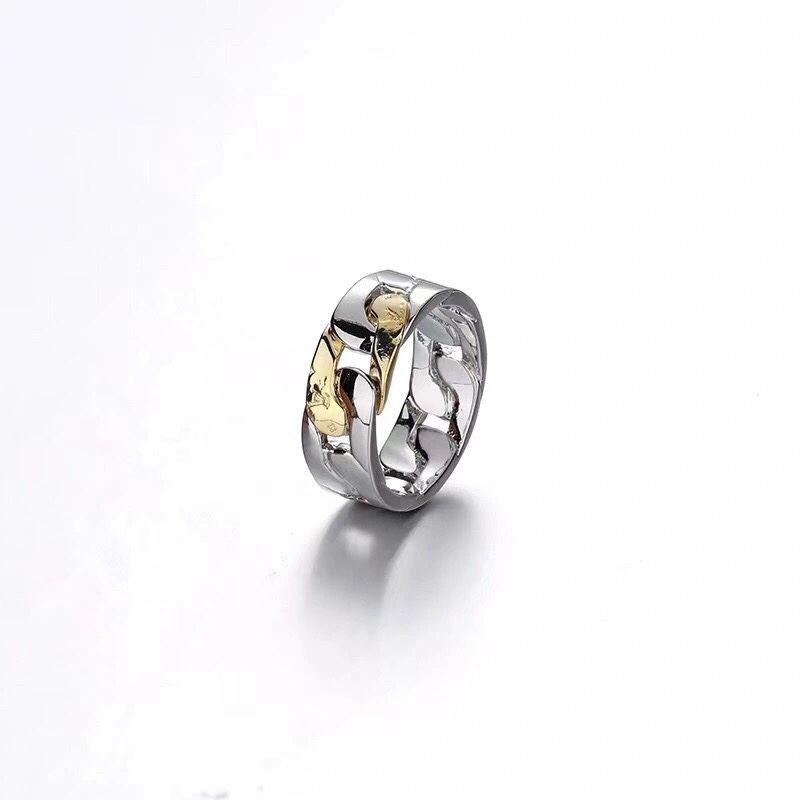 LV SILVER RING