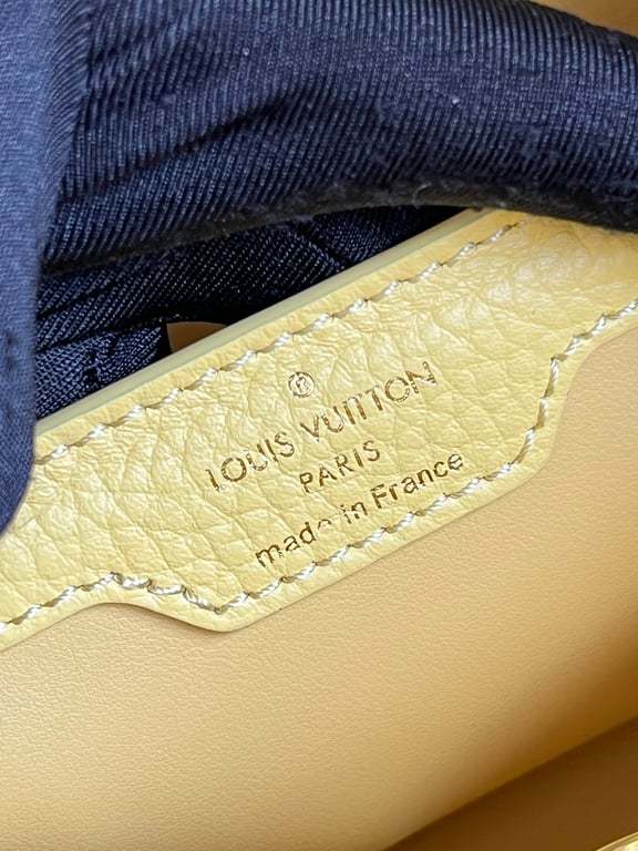 LUV CAPUCINES MM 31CM PLUME YELLOW