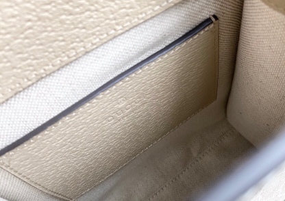 GG MINI TOTE BAG WITH INTERLOCKING G SUPREME CANVAS 671623 UULBT 9683