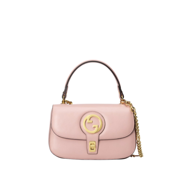 GG BLONDIE TOP-HANDLE BAG PINK 24CM 735101 UXX0G 6910