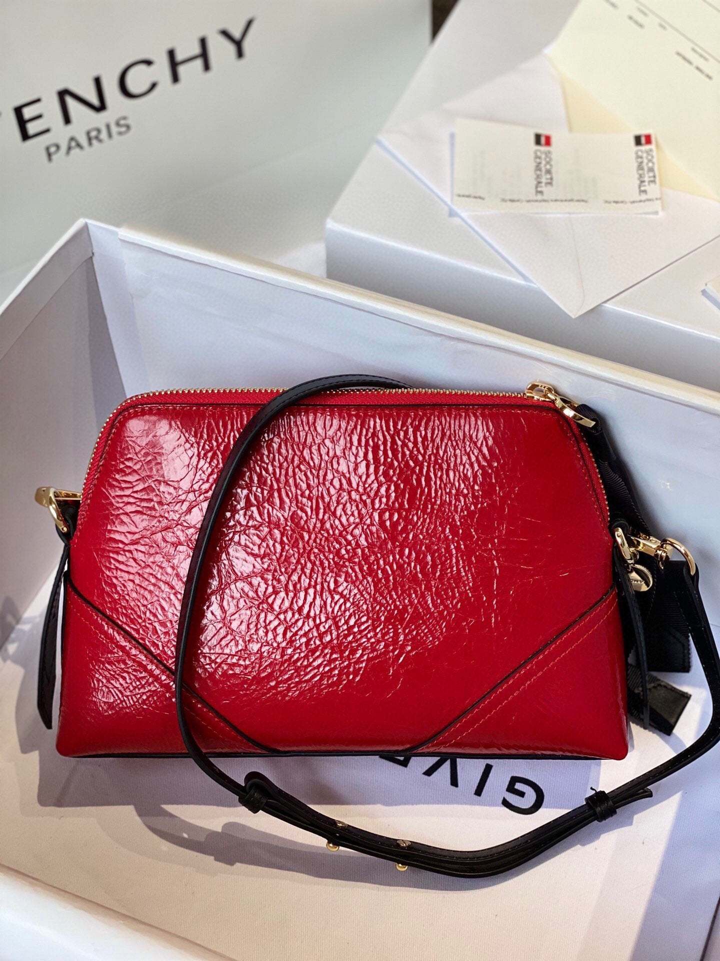 gv AAA Quality Messenger Bag Red For Women, Handbags, Shoulder And Crossbody Bags 9.8in/25cm GVC