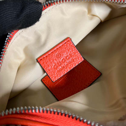 gg The North Face x gg Belt Bag Beige And Ebony Original gg Canvas For Women 8.7in/22cm 650299 GY5UN 8895