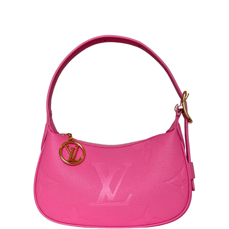 LUV MONOGRAM EMPREINTE PINK SHOULDER BAG 20CM M82391
