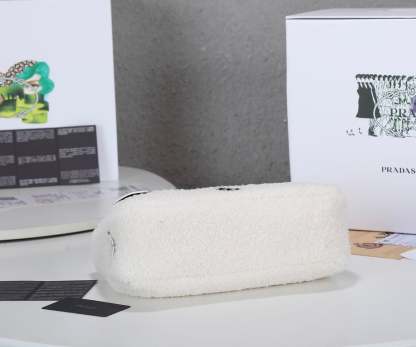 PR RE-EDITION 2000 TERRY MINI BAG WHITE 22CM 1NE515 2DXO F0964