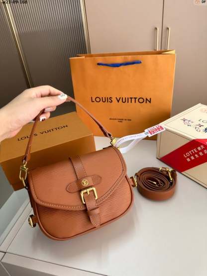 LUV SAUMUR BB BAG BROWN 20CM