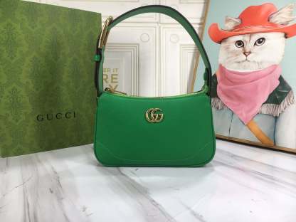 GG APHRODITE MINI SHOULDER BAG 21CM GREEN