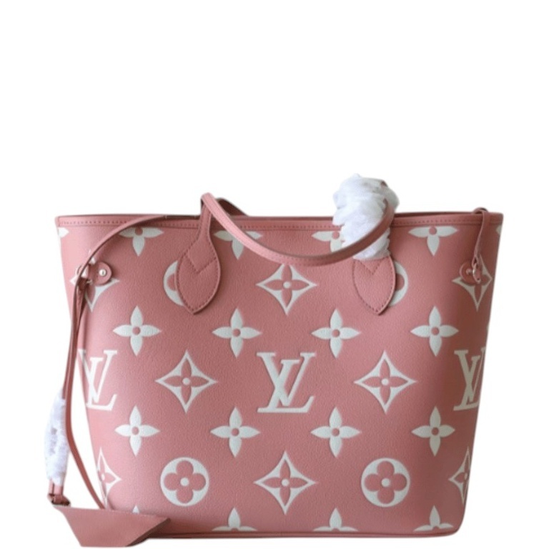 LUV MONOGRAM EMPREINTE PINK NEVERFULL MM FOR WOMEN 12.2IN/31CM