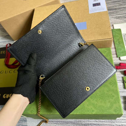 gg Diana Mini Bag With Bamboo Black For Women, Women’s Bags 7.5in/19cm gg 696817 DJ20T 1000