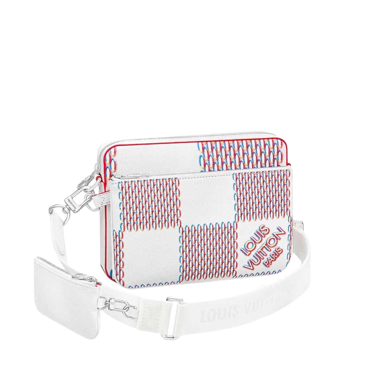 LV LV TRIO MESSENGER BAG WHITE 25CM M20665