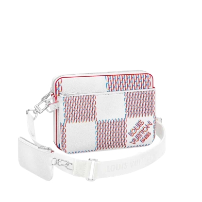 LV LV TRIO MESSENGER BAG WHITE 25CM M20665