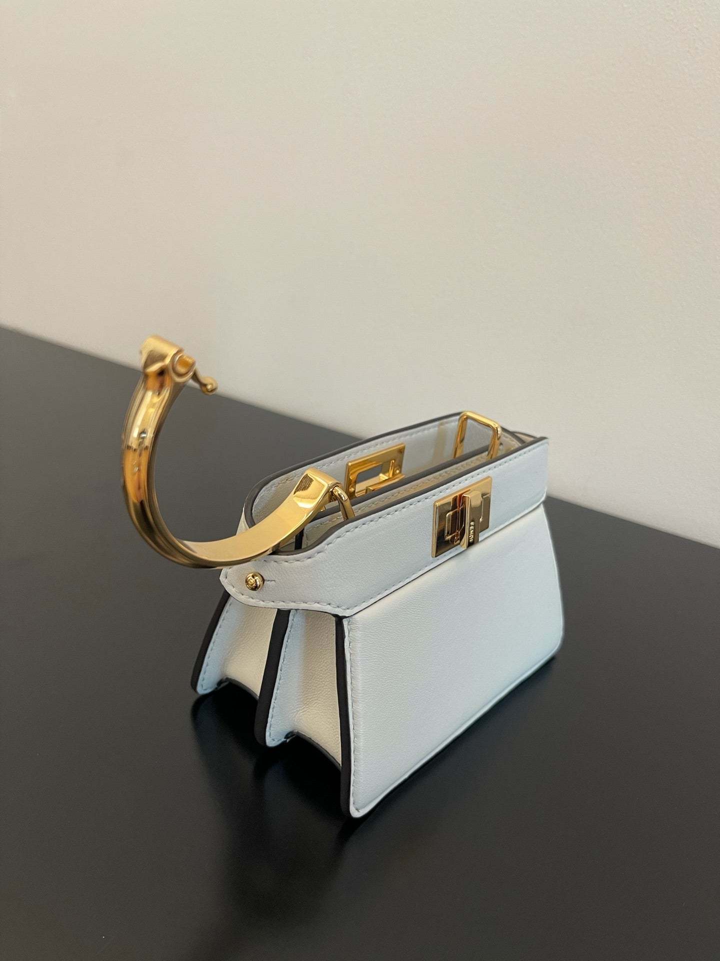 FI Peekaboo ISeeU Petite White Micro Bag For Woman 11cm/4.5in