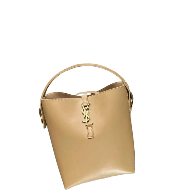 SAINT LAURENT LE 37 IN SHINY LEATHER YELLOW 26CM