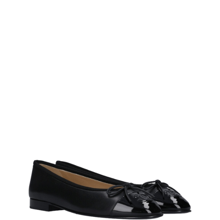 CHL BLACK FLAT SANDALS