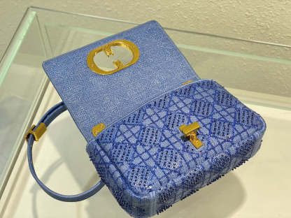 DI Medium Caro Bag Blue, For Women, Women’s Handbags 25.5cm/10in CD