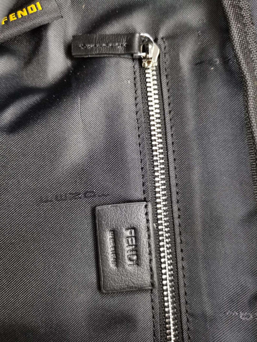 FI Little Monster Belt Bag Black/Yellow For Men, Men’s Bags 7.9in/20cm FF