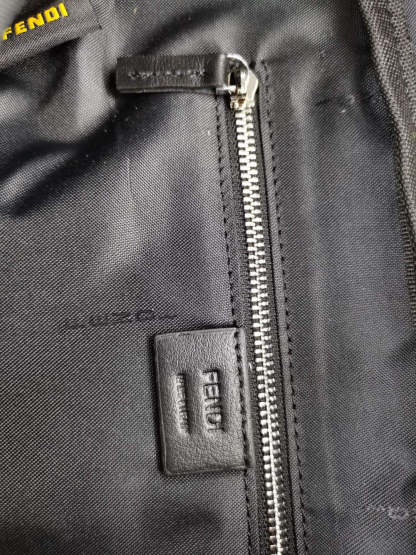 FI Little Monster Belt Bag Black/Yellow For Men, Men’s Bags 7.9in/20cm FF