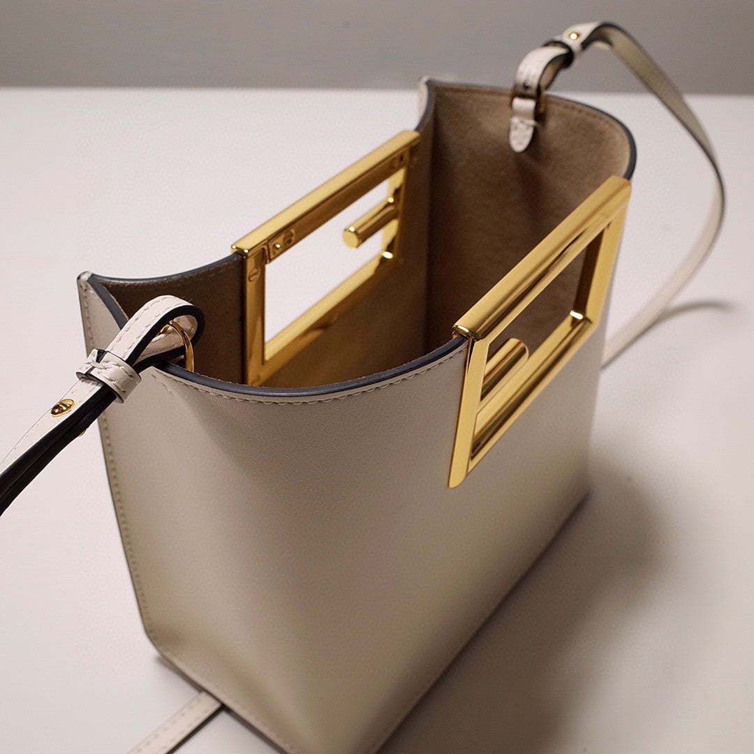FI Way Small White Bag For Woman 17.5cm/7in