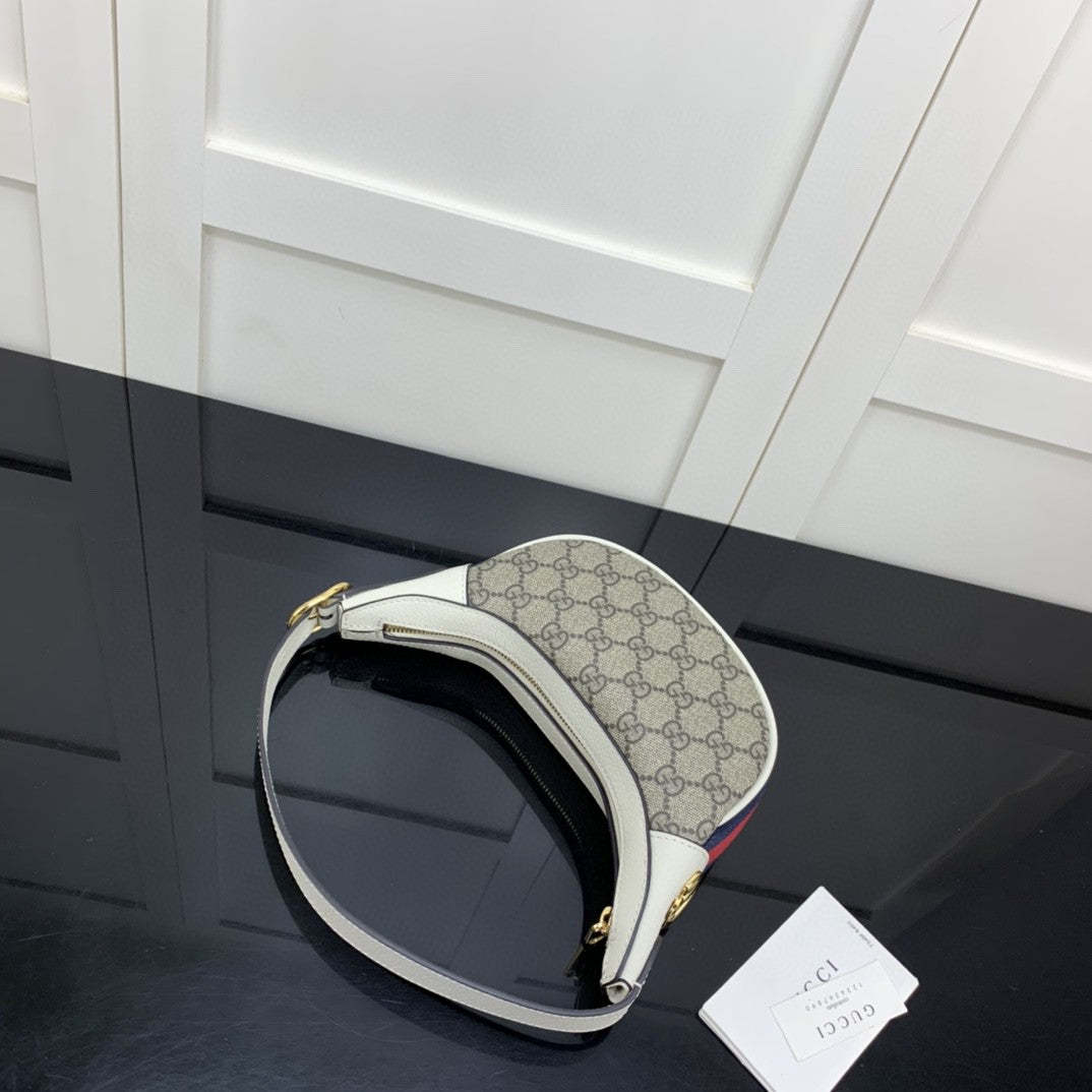 gg Ophidia gg Mini Bag Beige And Ebony gg Supreme Canvas For Women 7.9in/20cm gg 658551 96IWG 9794
