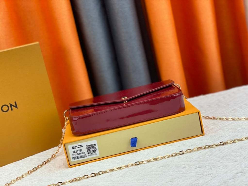 LUV POCHETTE FELICIE WINE RED 21CM