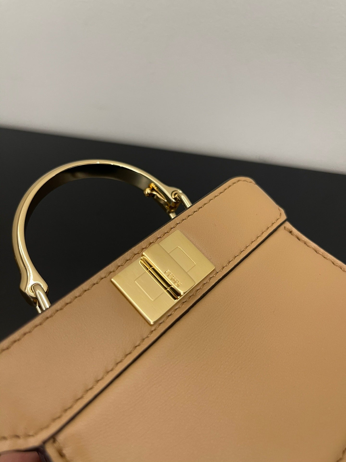 FI Peekaboo ISeeU Petite Brown Micro Bag For Woman 11cm/4.5in