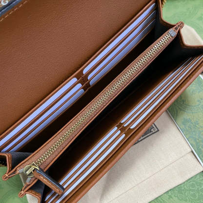 gg Diana Chain Wallet With Bamboo Red For Women, Women’s Bags 7.4in/19cm gg