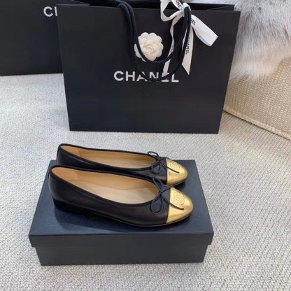 CHL BALLERINA FLATS BLACK/GOLD