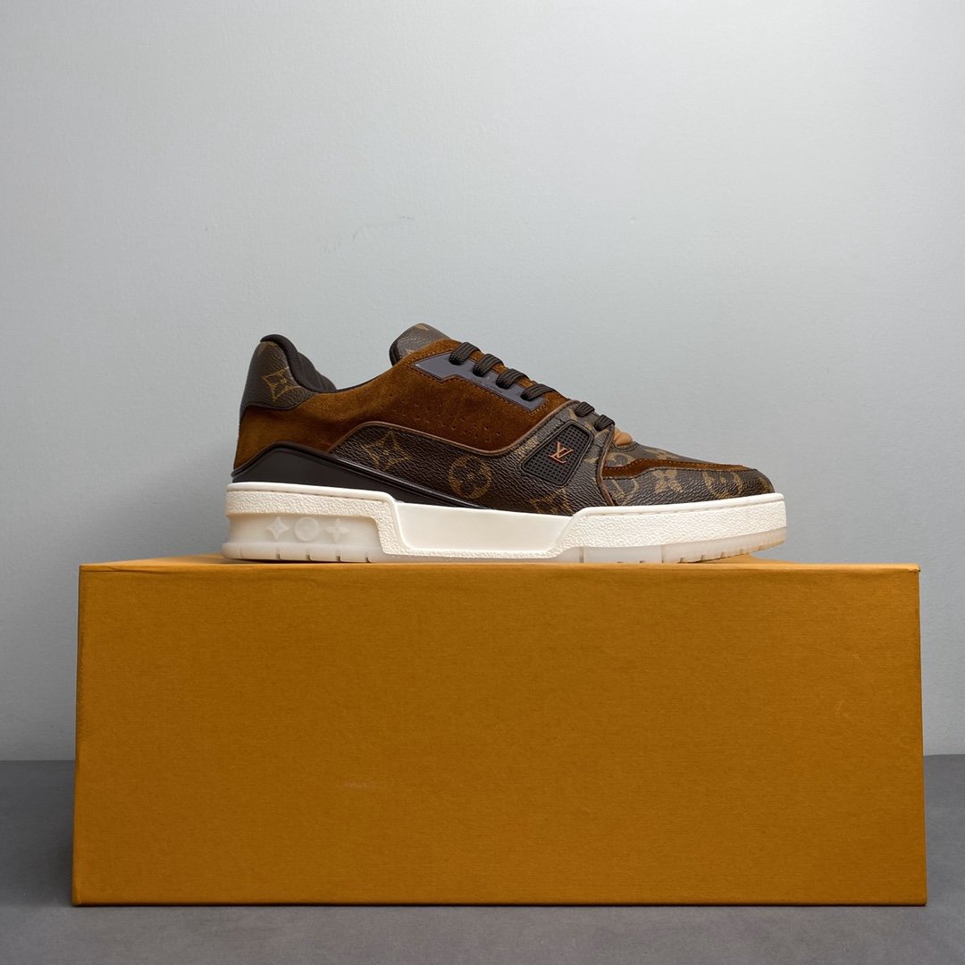 LUV TRAINER SNEAKER MONOGRAM CANVAS BROWN VIRGIL ABLOH
