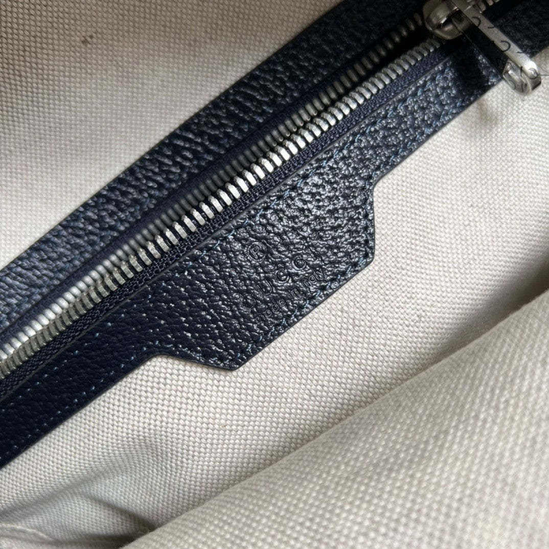 gg Ophidia gg Small Backpack Beige And Blue gg Supreme Canvas For Women 11.5in/29cm Beige