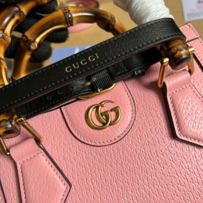 gg Diana Mini Tote Bag Pink For Women, Women’s Bags 7.9in/20cm gg ‎702732 U3ZDT 5479