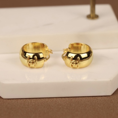 CC CC HOOP EARRINGS