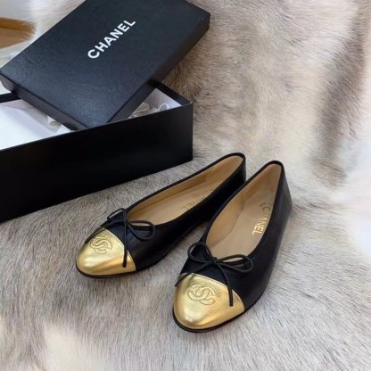 CHL BALLERINA FLATS BLACK/GOLD