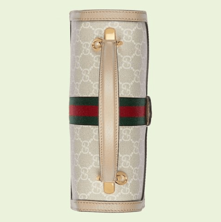 GG OPHIDIA MINI SHOULDER BAG BEIGE 25CM 696180 UULAG 9682