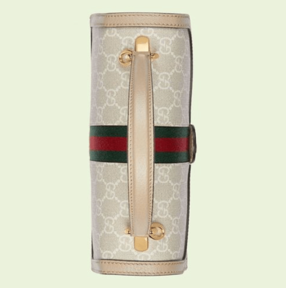 GG OPHIDIA MINI SHOULDER BAG BEIGE 25CM 696180 UULAG 9682