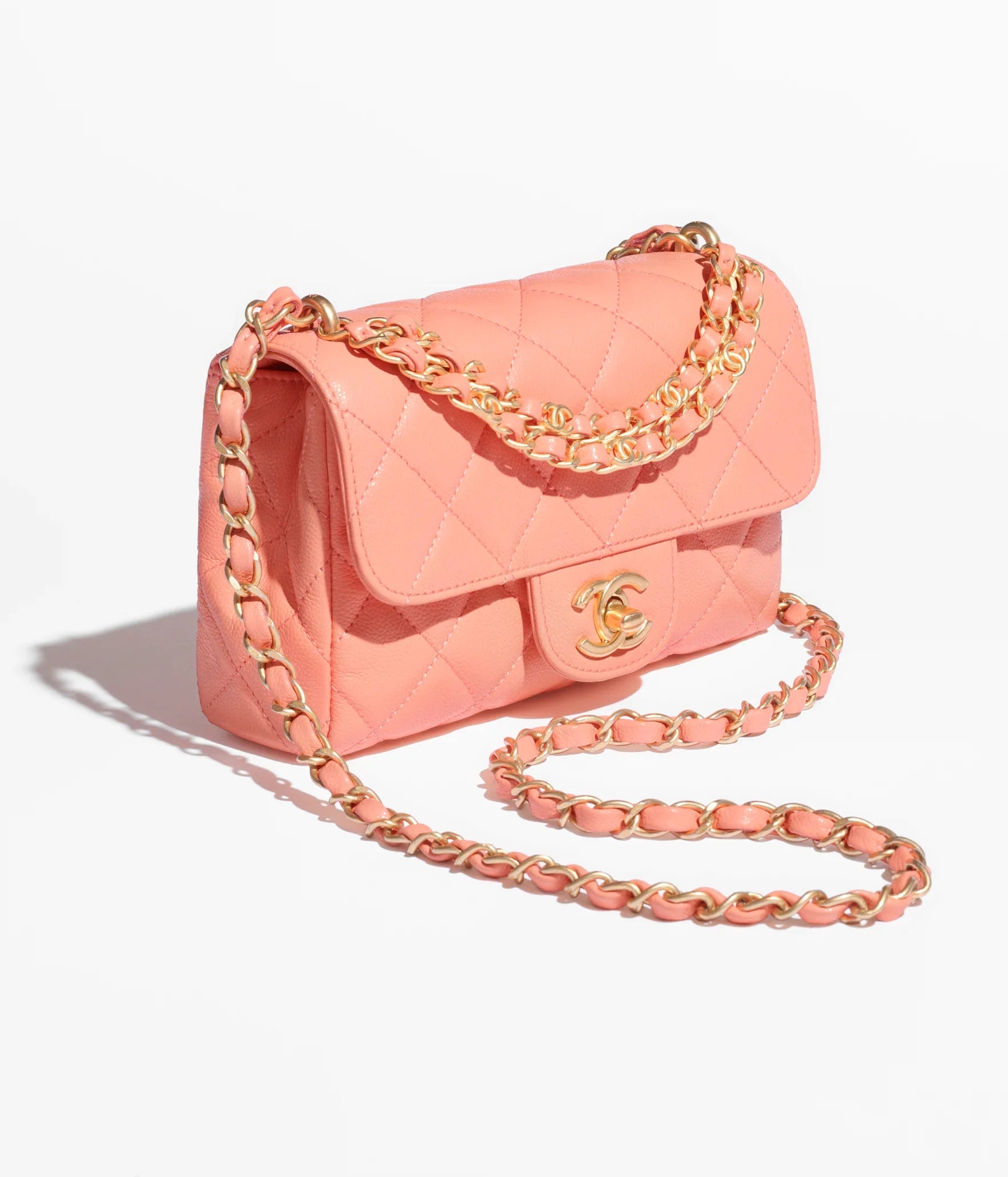 Light Orange Mini Flap Bag  AS5239