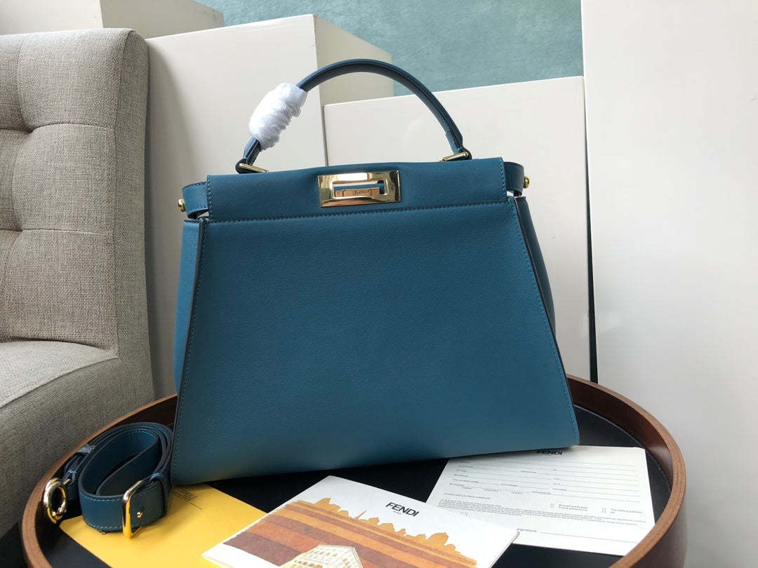 FI Handle Bag Blue For Woman 12.6in/32cm