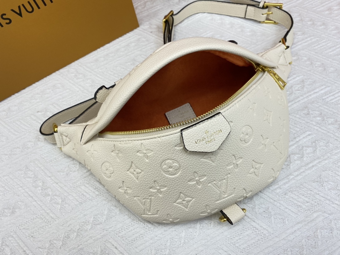 LV MONOGRAM EMPREINTE CREME BUMBAG M44836