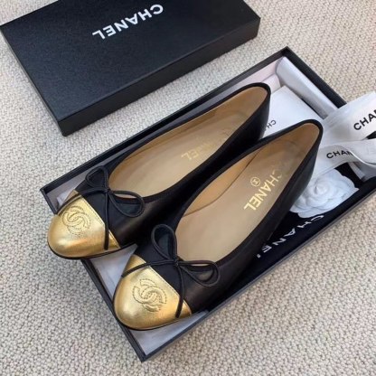 CHL BALLERINA FLATS BLACK/GOLD
