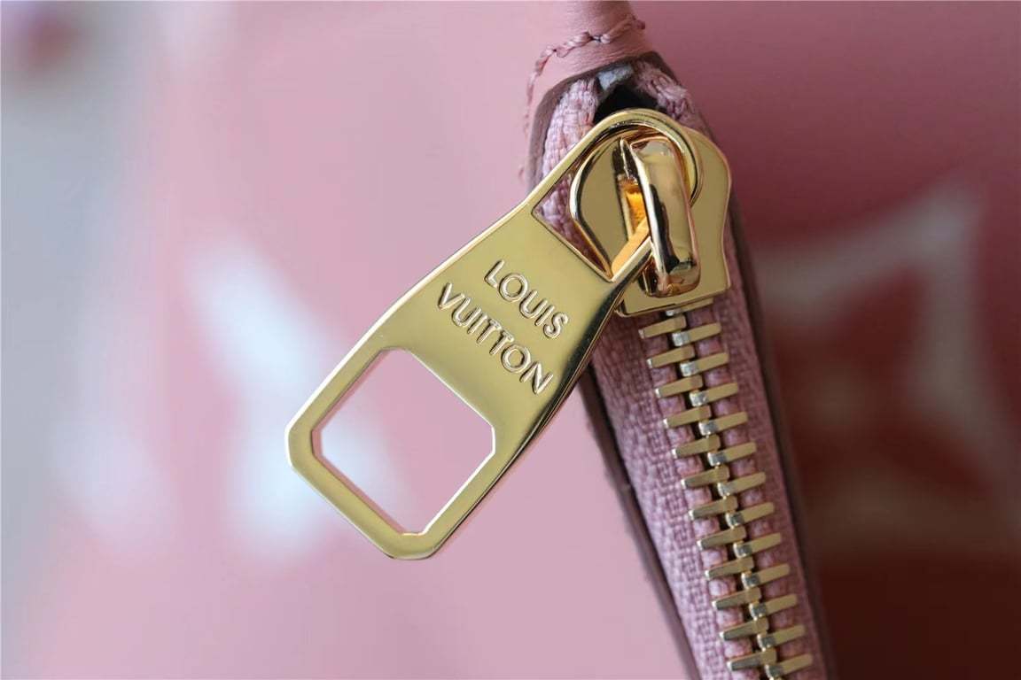 LUV MONOGRAM EMPREINTE PINK NEVERFULL MM FOR WOMEN 12.2IN/31CM