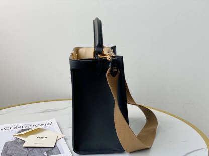 FI Peekaboo X-Lite Tote Medium Navy Blue Bag For Woman 30cm/12in